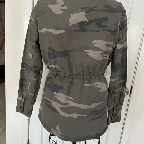 Rails Whitaker Sage Camo Jacket Faux-fur Lining Military Streetwear Women's S - Picture 4 of 10